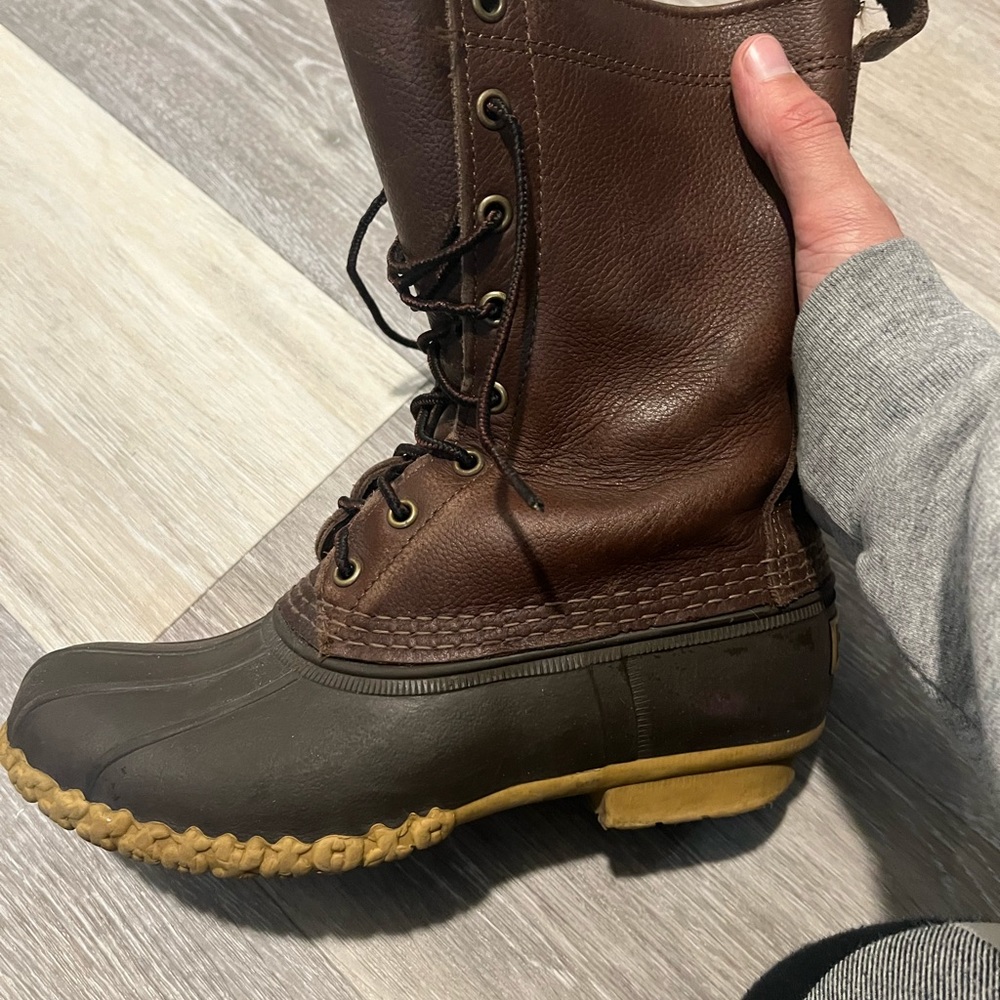 L.L. Bean boots, size 8.